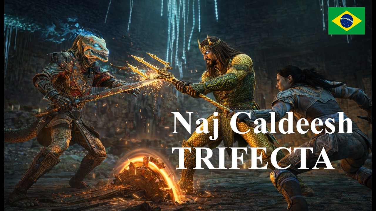 ESO - The Elder Scrolls Online: Naj Caldeesh - TRIFECTA - Deathbringer - DPS POV - 2026