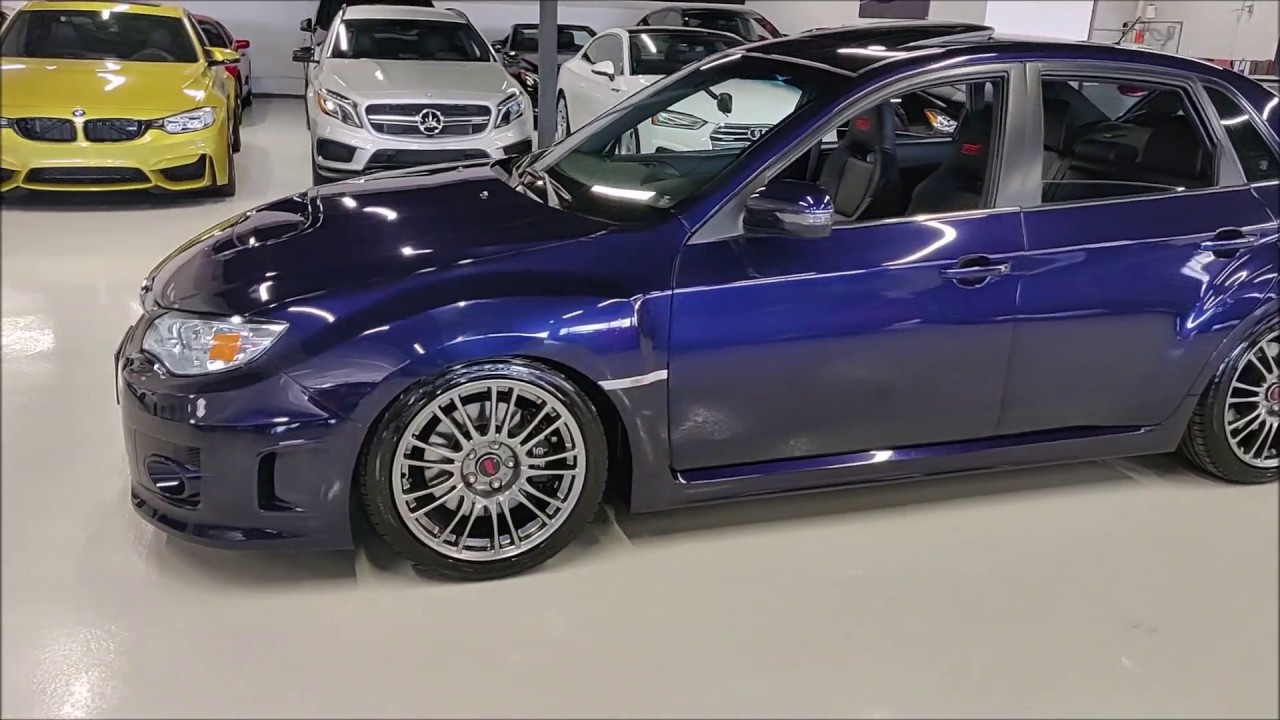 2014 Subaru Impreza WRX STI Plasma Blue Startup and Walk Around