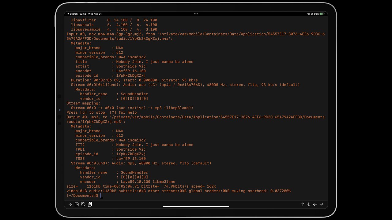 Twitter Spaces Downloader Siri Shortcut Demo