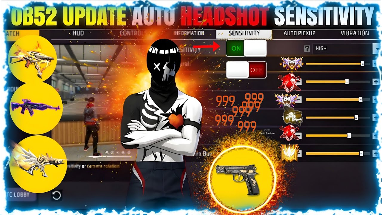 Free fire Max Headshot setting After Update 2026 🔥💯Best sensitivity settings ⚙️| sensitivity setting