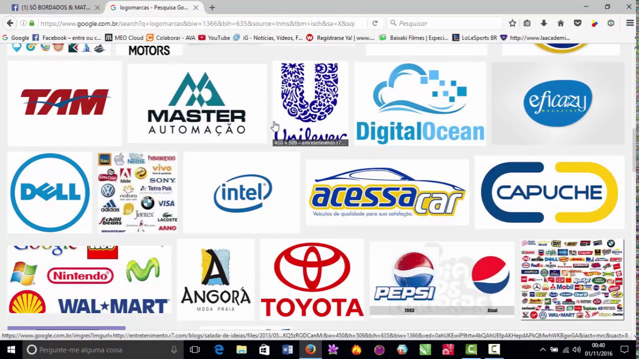 PE DESIGN - Desenhando Matriz de Logomarca do Google.