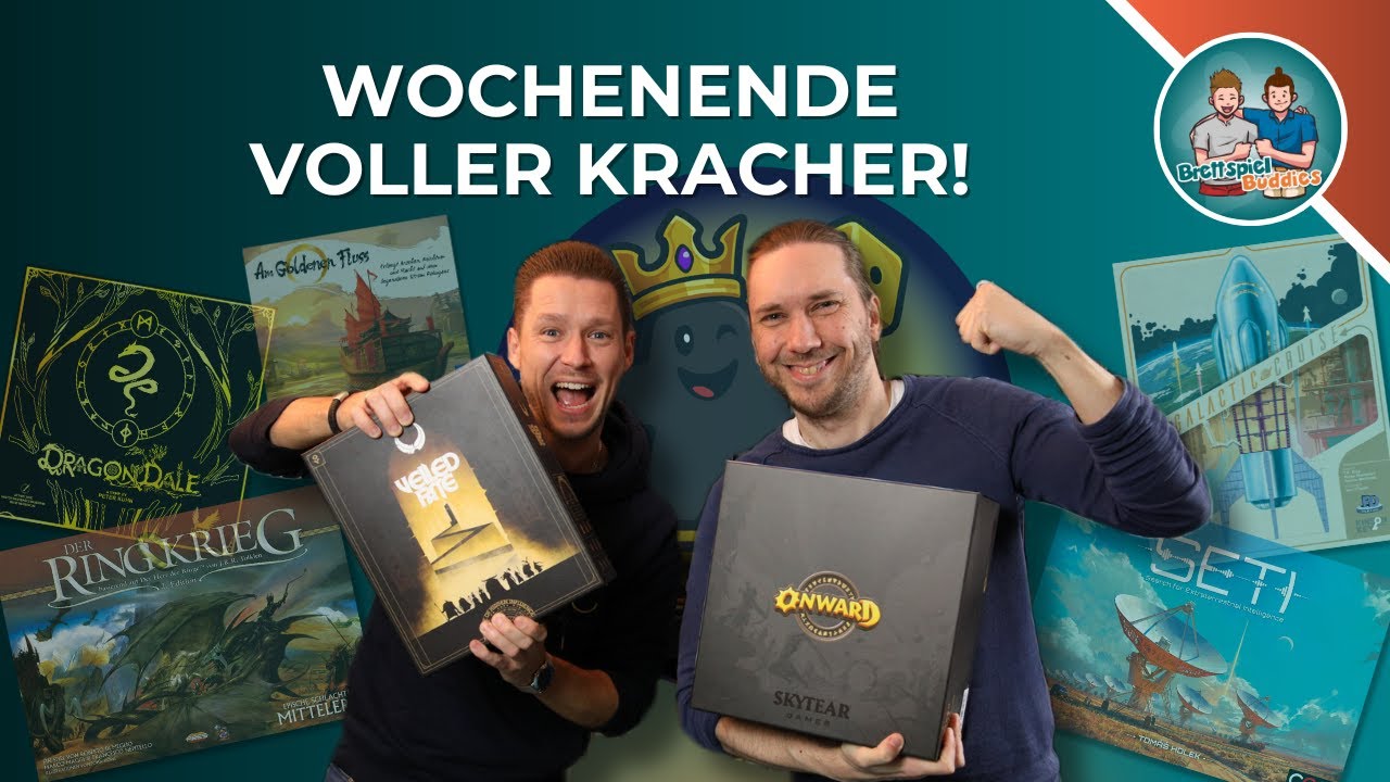 20 Spiele gespielt! - Ein Wochenende bei MeepleKing voll durchgezogen | Buddies on Tour #13