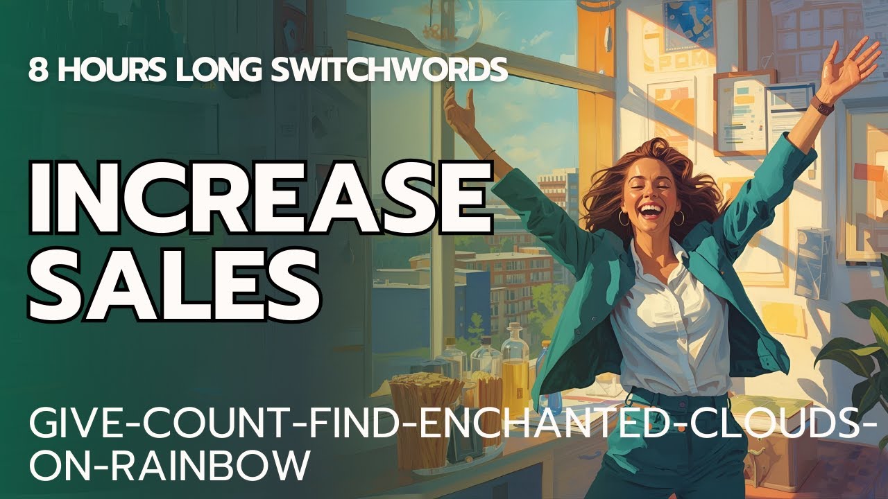 Switchwords - 8 Hours Long! - Increase Sales - GIVE-COUNT-FIND-ENCHANTED-CLOUDS-ON-RAINBOW