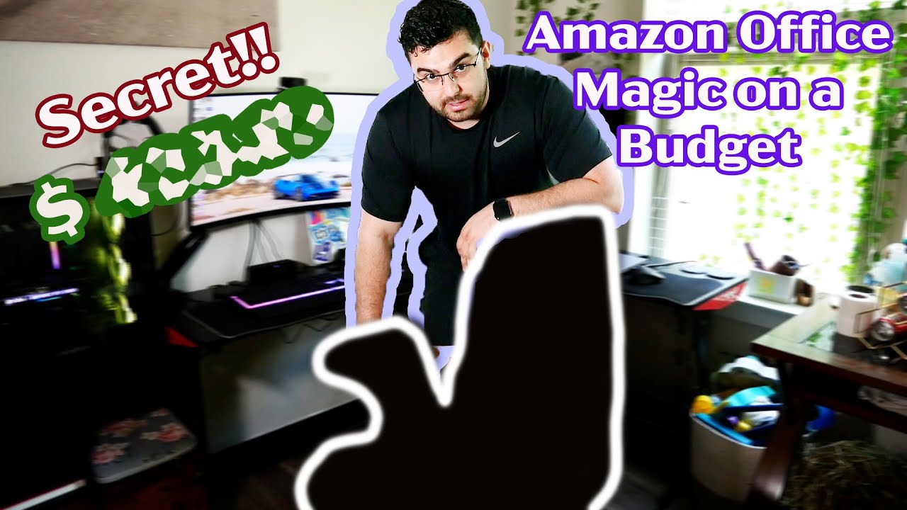 Cool Amazon office set up on a budget + Secret tip!