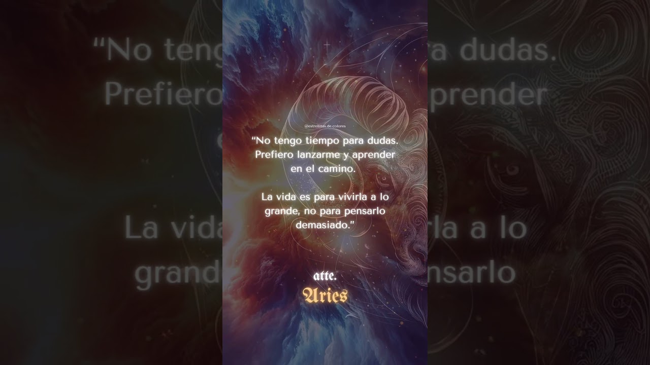 Atte. Aries. #aries #astrolog&iacute;a #zodiac #signoszodiacales #signoaries