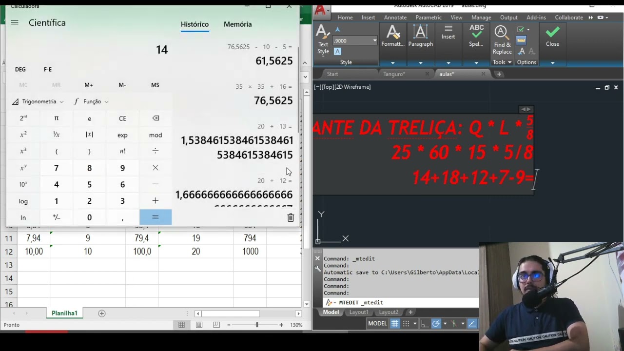 Pré dimensionando treliça por logaritmo   Eng Estrutural