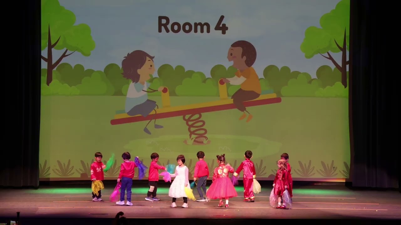 Baby University-Lindell Campus-Class 4 丝巾舞Chinese New Year Performance
