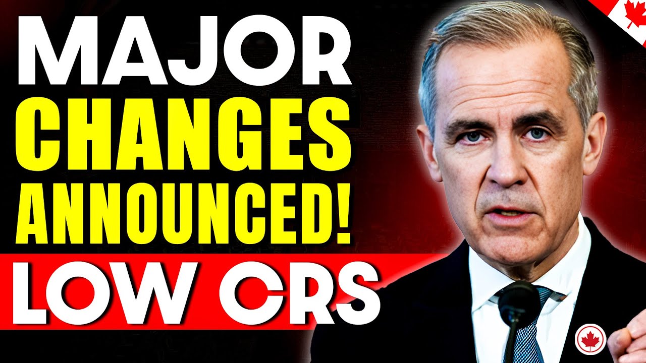 Major Changes & Low CRS Cut-Offs Announced! Canada Express Entry Update