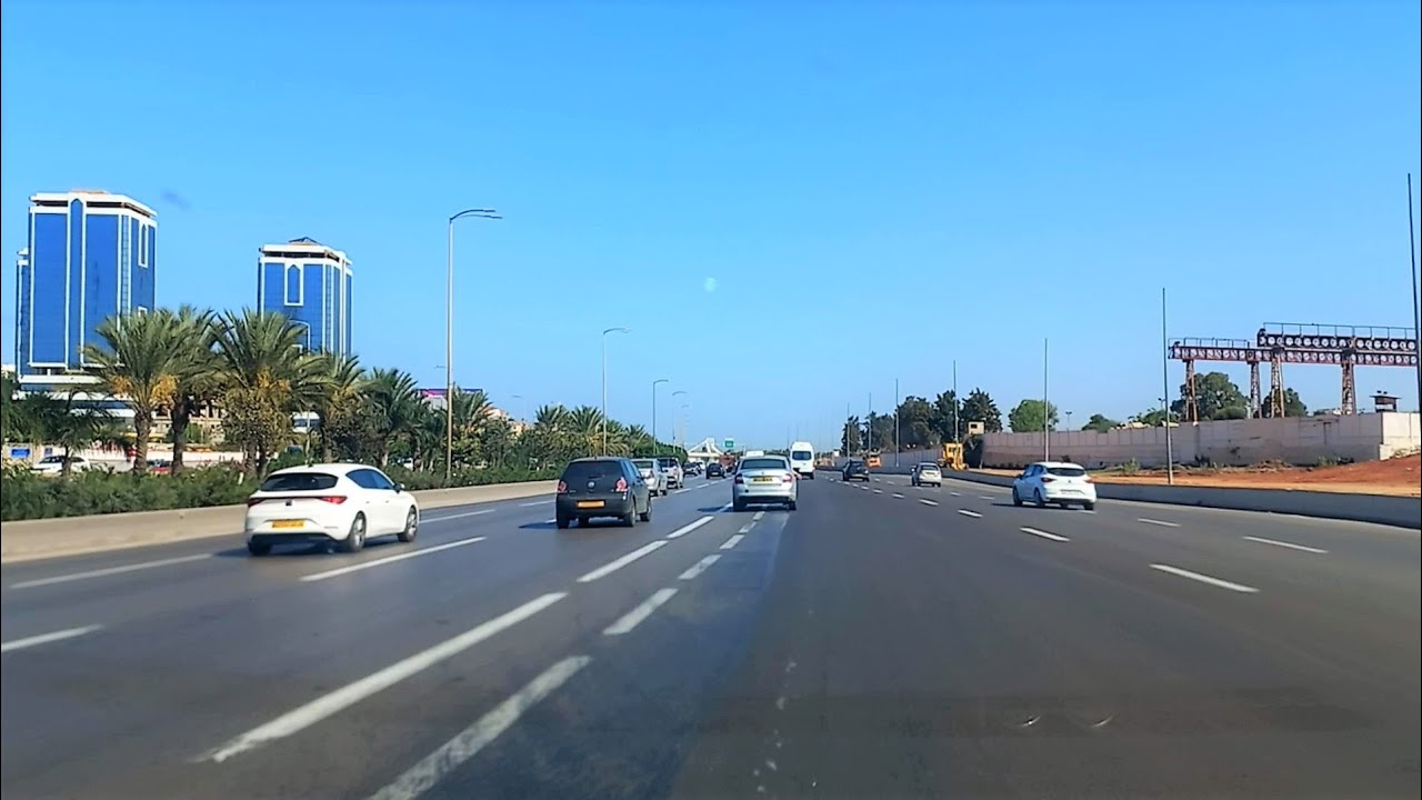 شاهدوا كيف أصبحت الطريق المؤدية إلى مطار هواري بومدين بعد توسعتها
