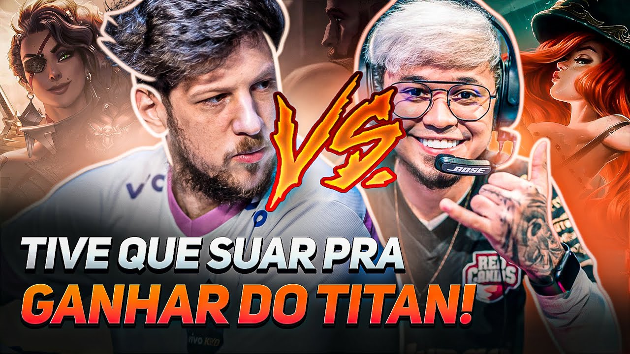 TIVE QUE SUAR MUITO PRA GANHAR RANKED CONTRA O TITAN! 😥