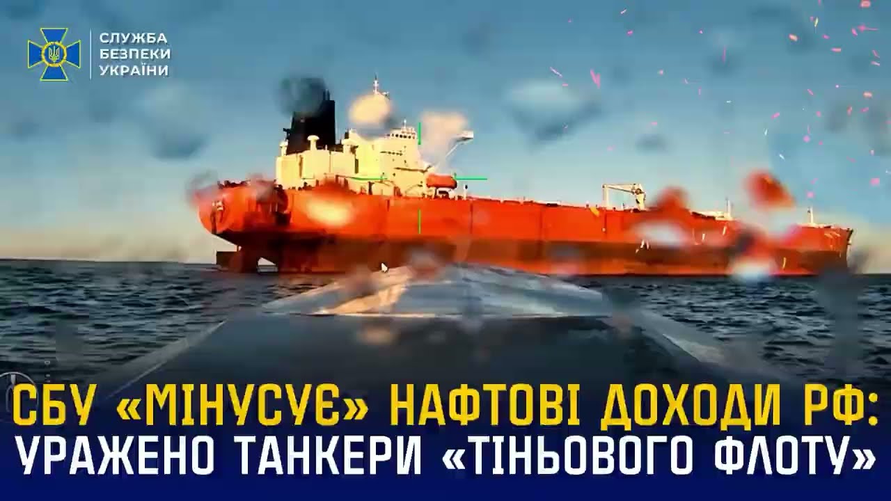 Marine Drones Hit Two Russian Tankers: Magyar Hit 11 More Ships