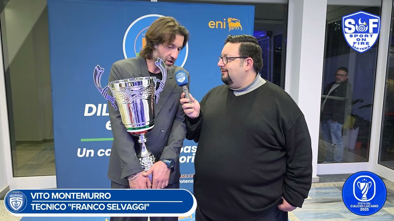 FESTA DEL CALCIO LUCANO 2025 - Intervista con Vito Montemurro, tecnico "Franco Selvaggi" U15