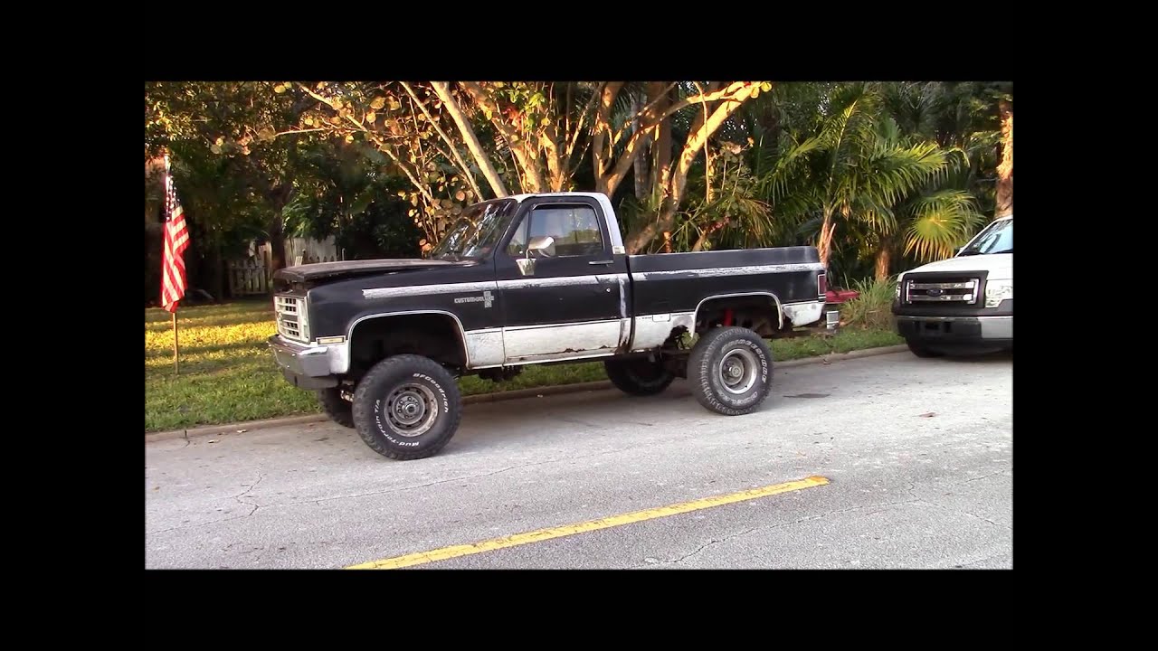 Chevy K10 1986 года с 6-дюймовым лифт-комплектом подвески Tough Country