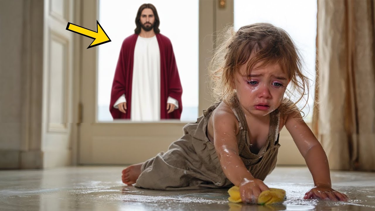 HOMBRE RICO OBLIGABA A SU HIJA ENFERMA A LIMPIAR SU MANSIÓN SIN DESCANSO… PERO JESÚS HIZO ALGO