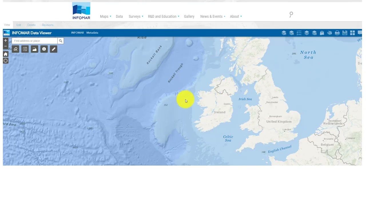 INFOMAR Sub-bottom Profile Download Tutorial