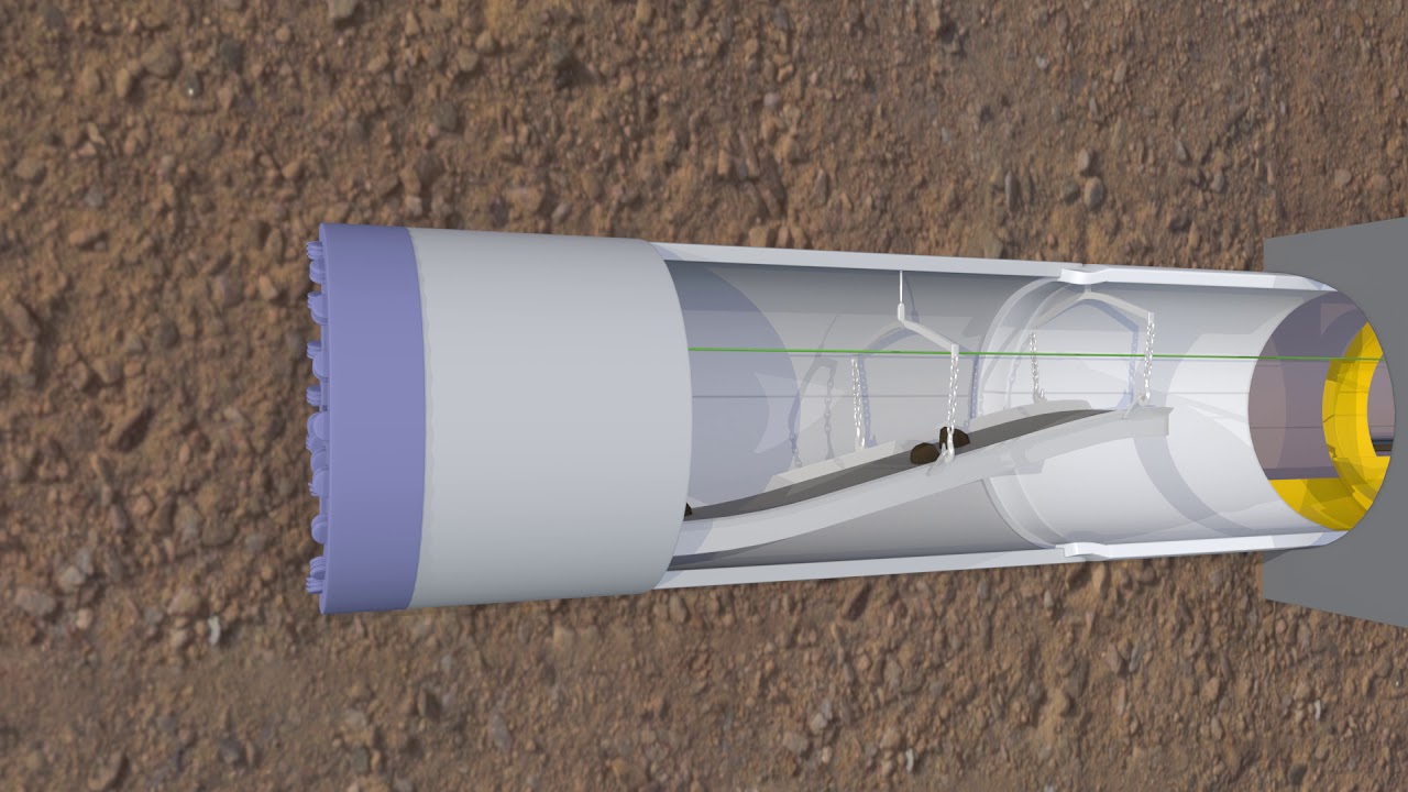 Borer Head Cutaway Animation