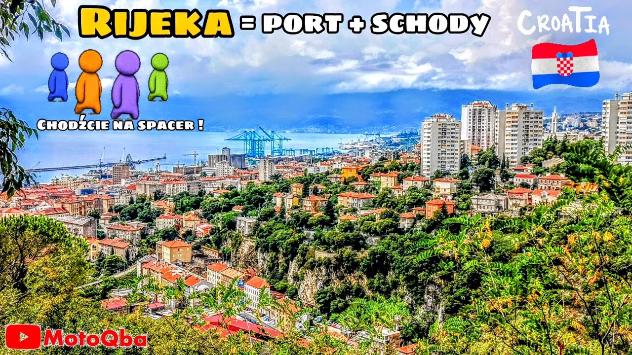 Rijeka Croatia 🇭🇷 Chodźcie z nami na spacer! #MotoQba #Rijeka #Croatia Virtual Walk 