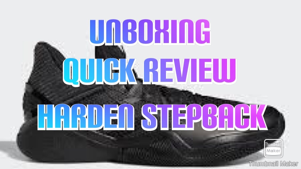 Adidas Harden Stepback Triple Black | Unboxing & Review / James Harden