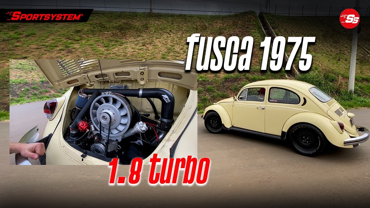 FUSCA 1.8 TURBO 1975 ÁLCOOL SPORTSYSTEM FUELTECH