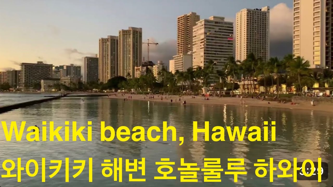 Waikiki beach 와이키키 비치 하와이