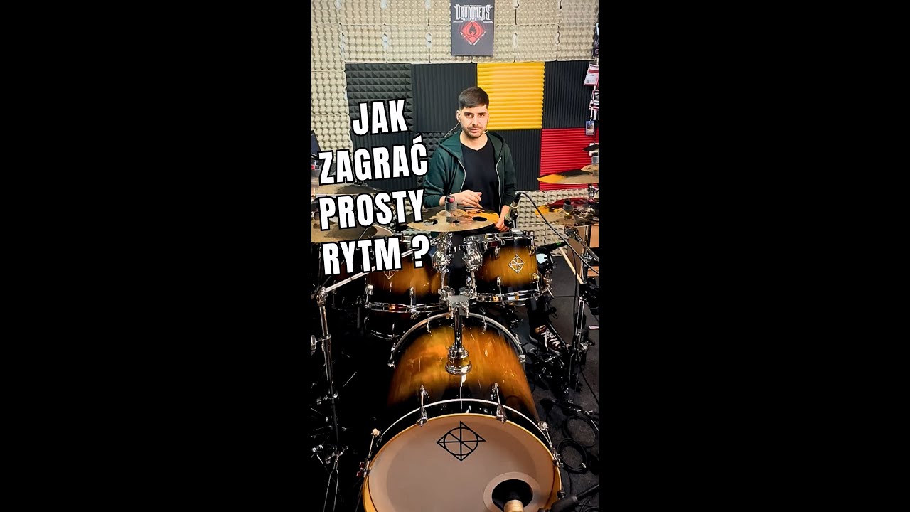 Jak zagrać prosty rytm na perkusji?