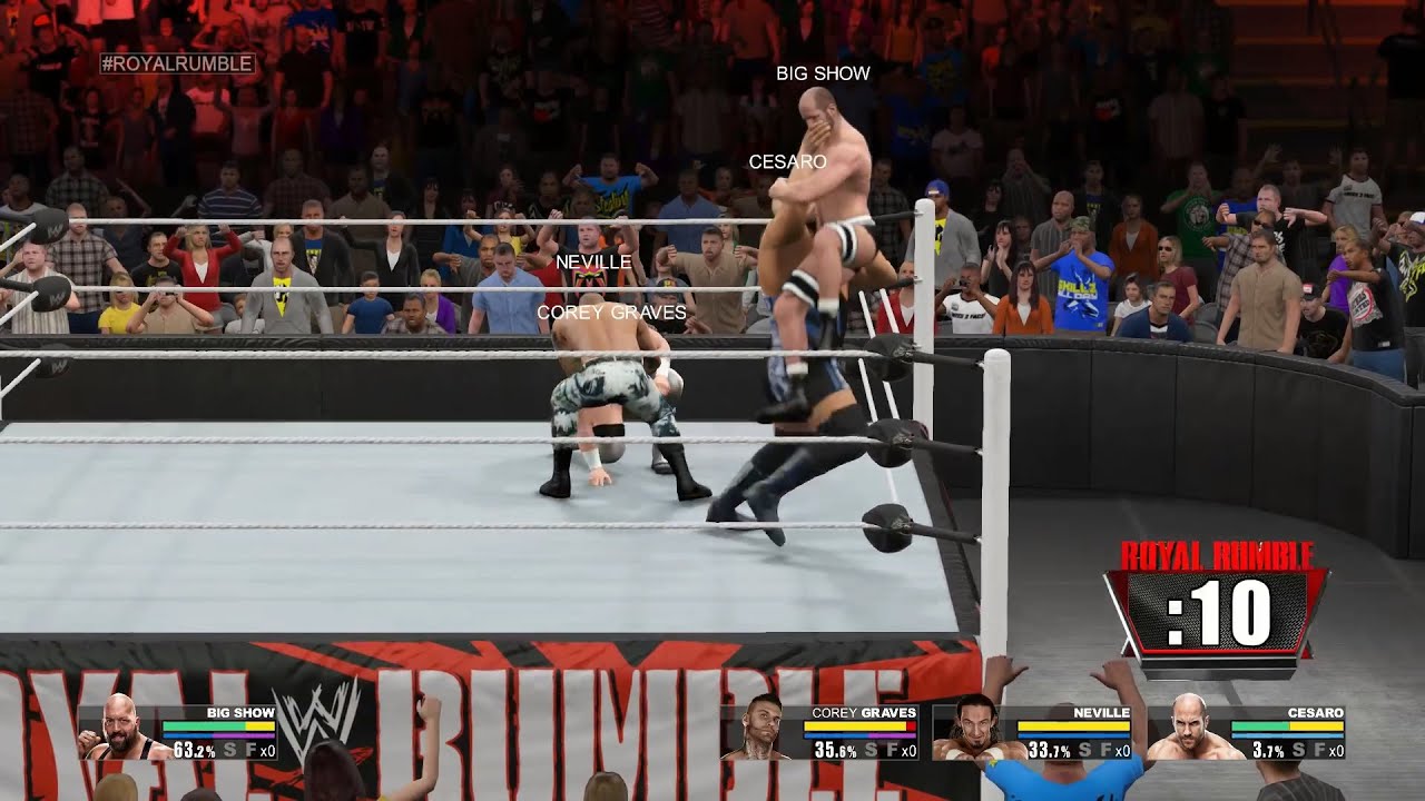 WWE 2K15 ROYAL RUMBLE WINNER MARK HENRY