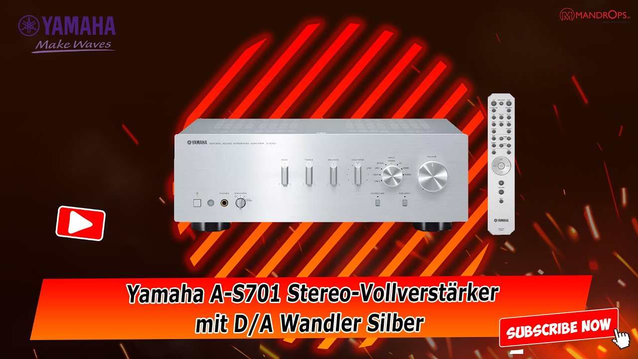 Yamaha A-S701 &ndash; Der ehrliche Verst&auml;rker f&uuml;r echten Musikgenuss! | Mandrops AG