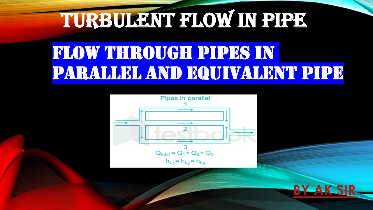 FLOW THROUGH PIPE | FLOW IN PARALLEL PIPE