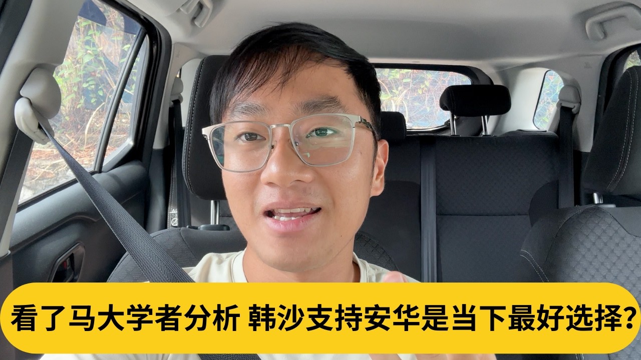 看了马大学者分析，韩沙支持安华是当下最好选择？｜阿耀闲聊政治