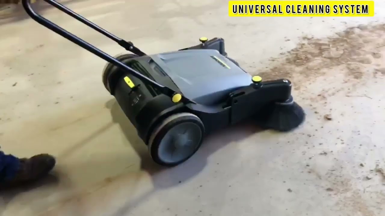 Karcher KM 70/20 Manual Sweeper cleaning Demo