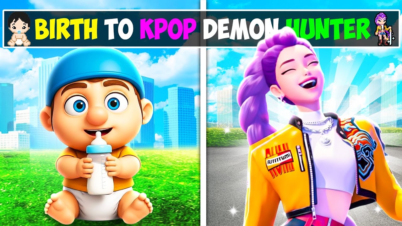 Jeffy’s BIRTH To KPOP DEMON HUNTER In GTA 5!