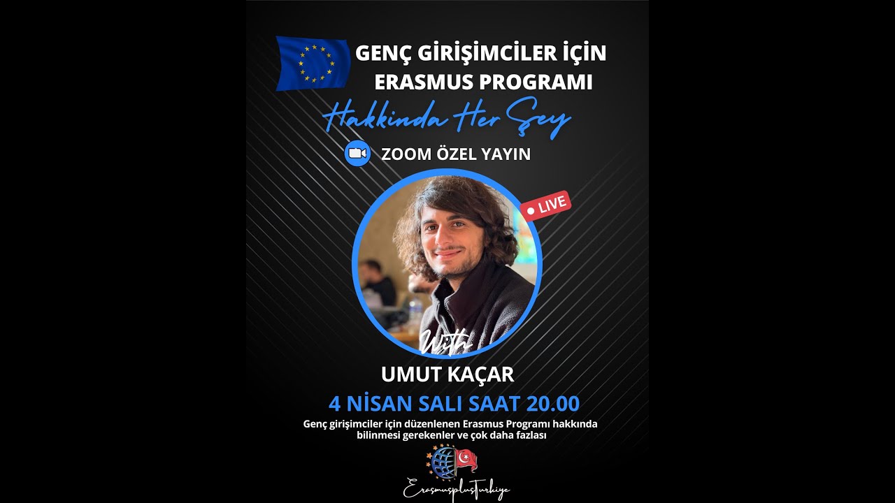 Gen&ccedil; Girişimciler i&ccedil;in Erasmus Programı Webinarı