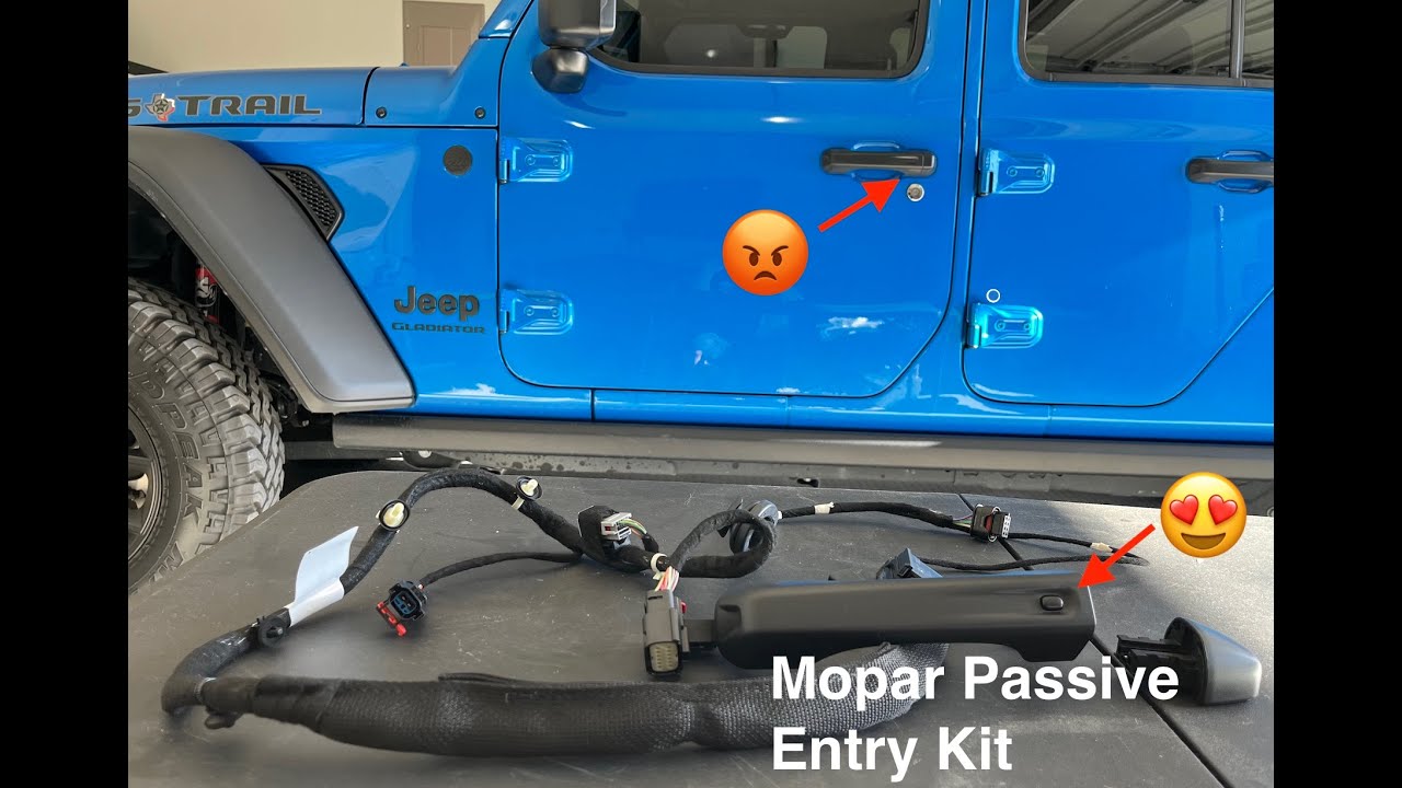 Jeep Gladiator Mopar Passive Entry Kit  Install- Proximity Door Locks - Episode 48