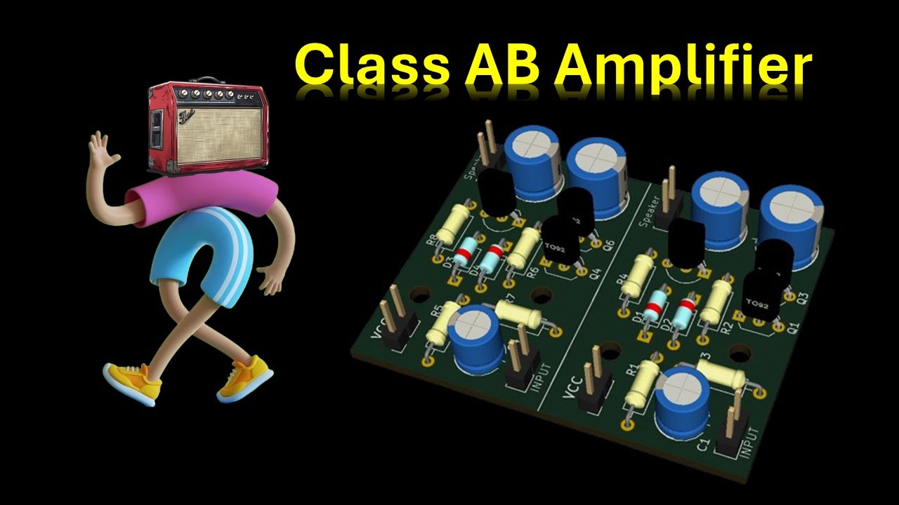 Class AB Amplifier working principle - circuitry explanation