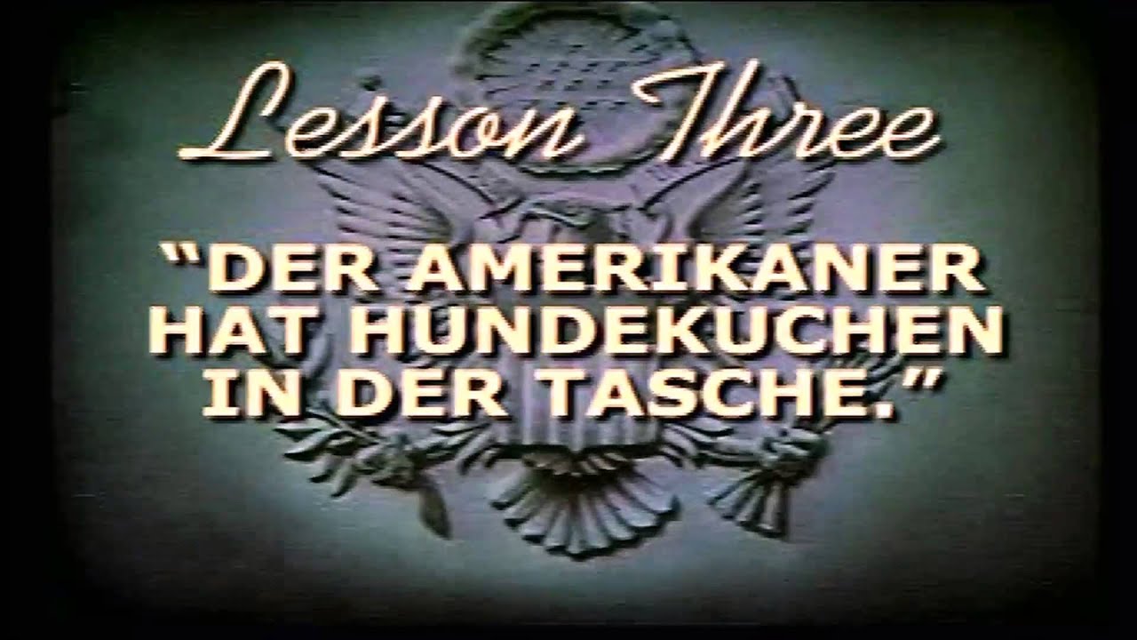 Medal of Honor (PSOne) - Conversational German for the American Soldier