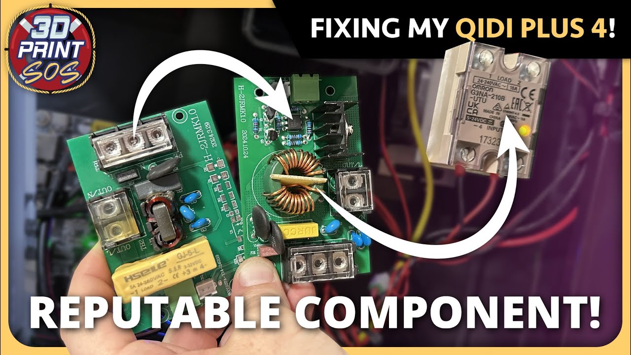 FIXING the Qidi Plus 4 - DIY SSR Upgrade