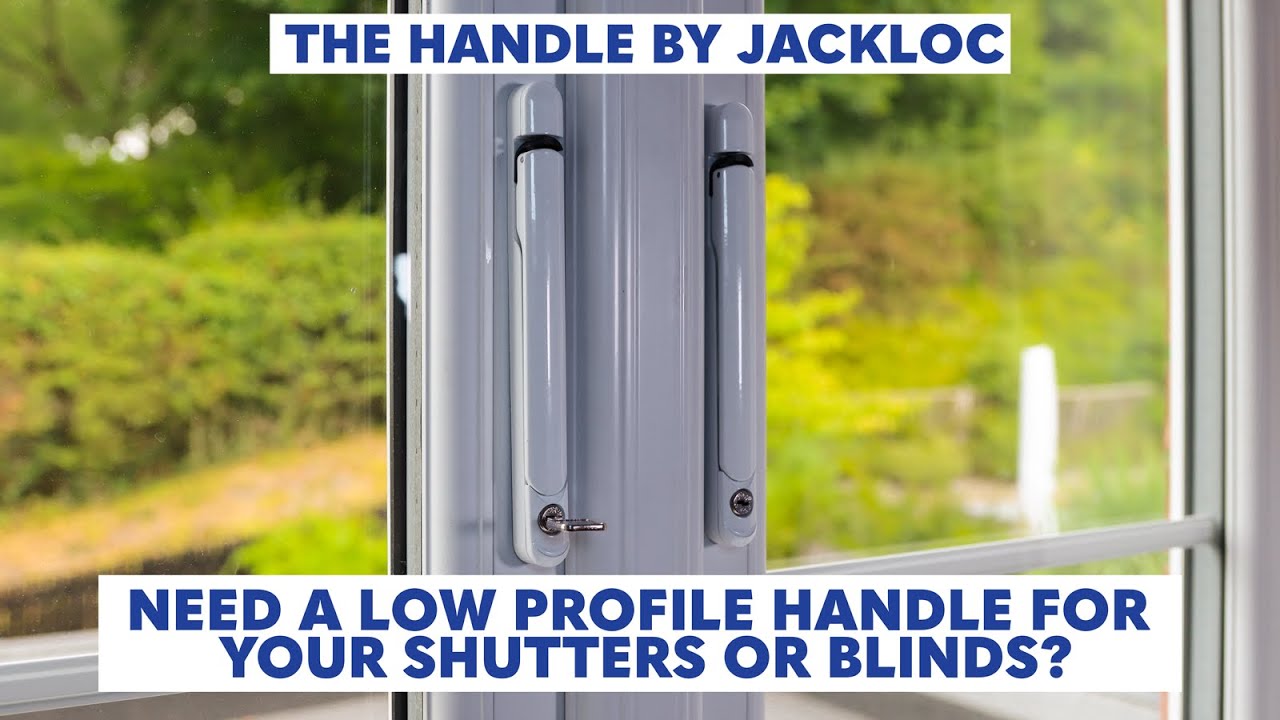 Need a Low profile handle for your shutters or blinds? | The Handle by Jackloc