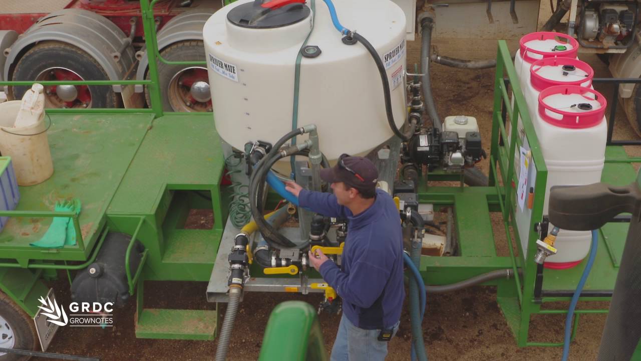 Spray Application GROWNOTES™: Mixing & Handling - custom trailer
