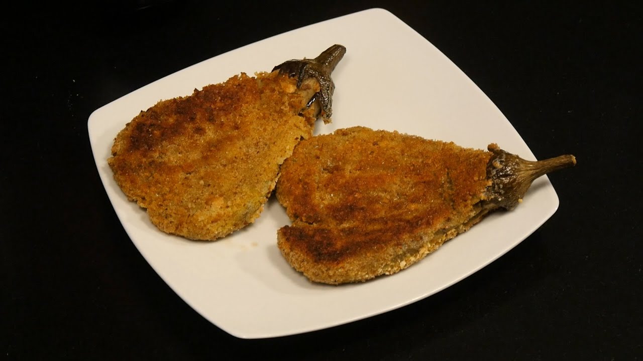 Les aubergines panées