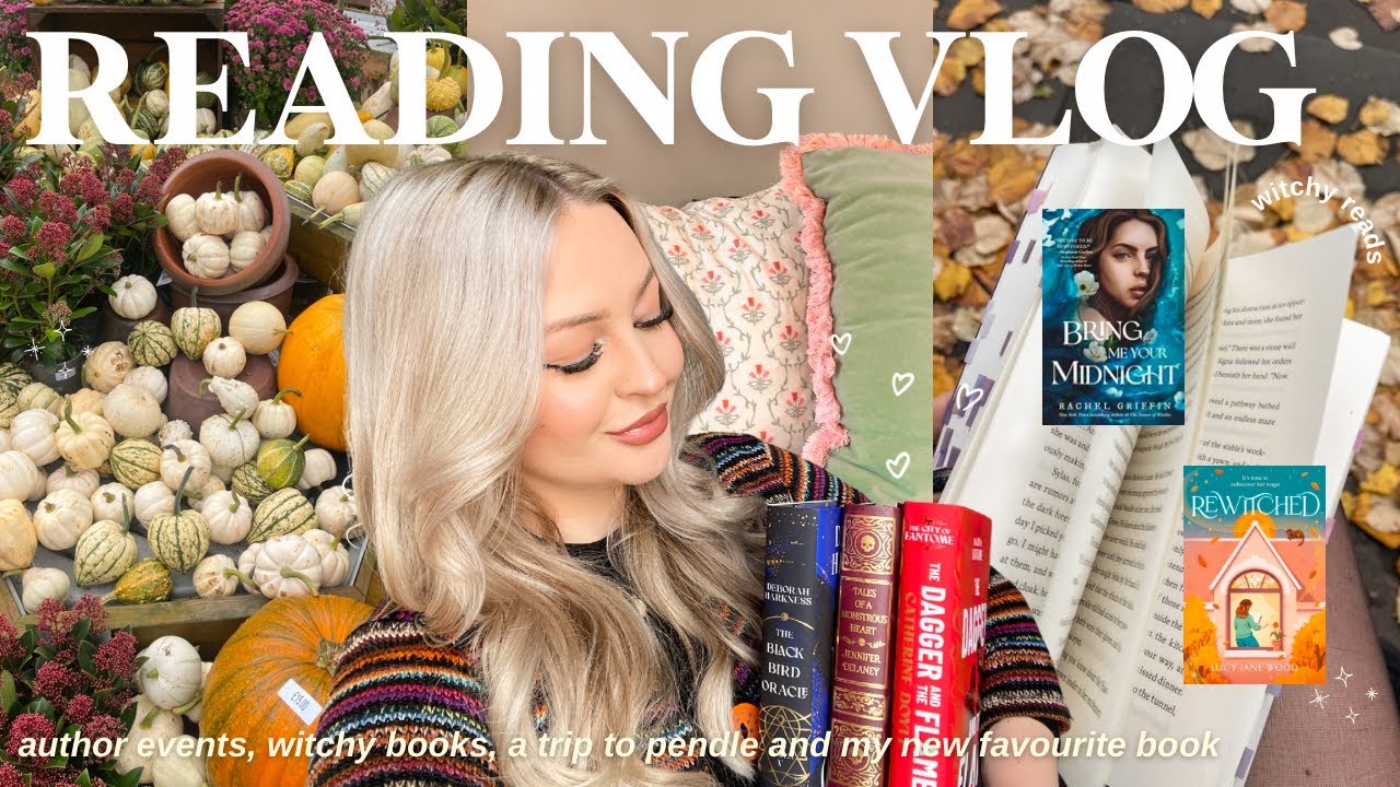 Witchy reading vlog 🔮🐈‍⬛✨ author events, my favourite book of 2024, a trip to pendle hill & more! 🍂