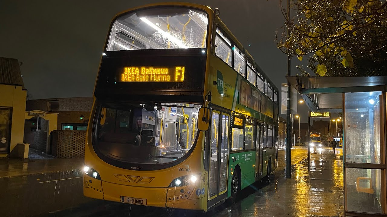 *New Route* Dublin Bus | Wright Gemini 3 Volvo B5TL | SG385 (181-D-16182) | F1 to IKEA Ballymun