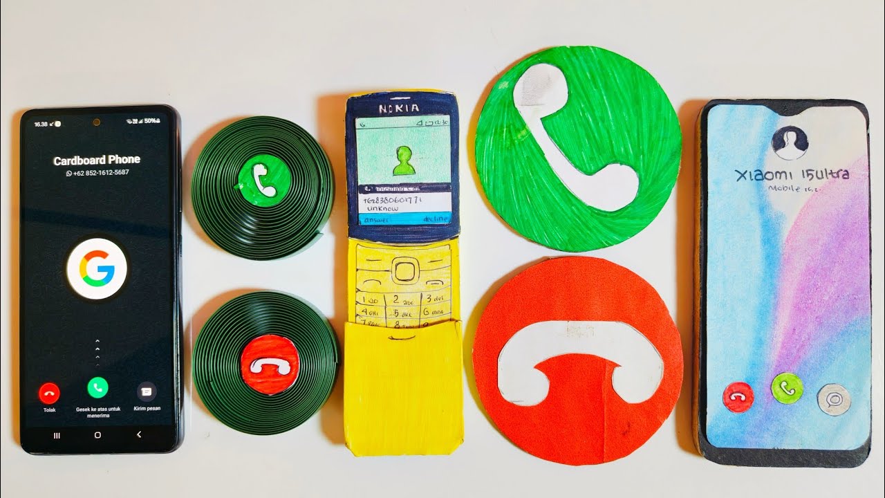 Incoming Call on Galaxy A52, Two Spiral , Nokia 8110, Big Button, Xiaomi redmi Note 8 