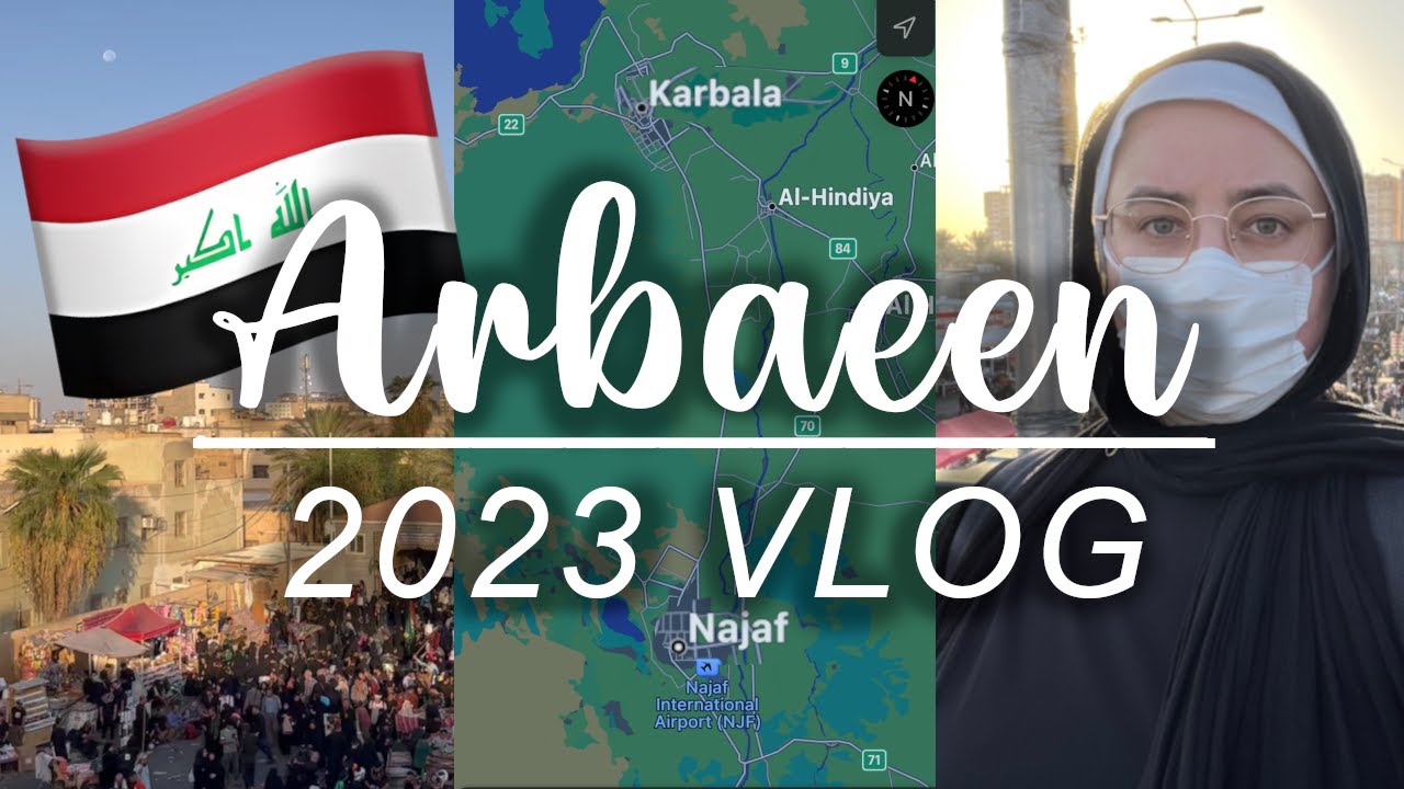 My first #arbaeen walk vlog 2023 | #najaftokarbala walk🇮🇶 | ١٤٤٥ أربعين