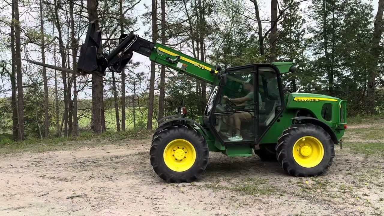 John Deere 3420 Telehandler now selling @ JohnPeckAuctions.com
