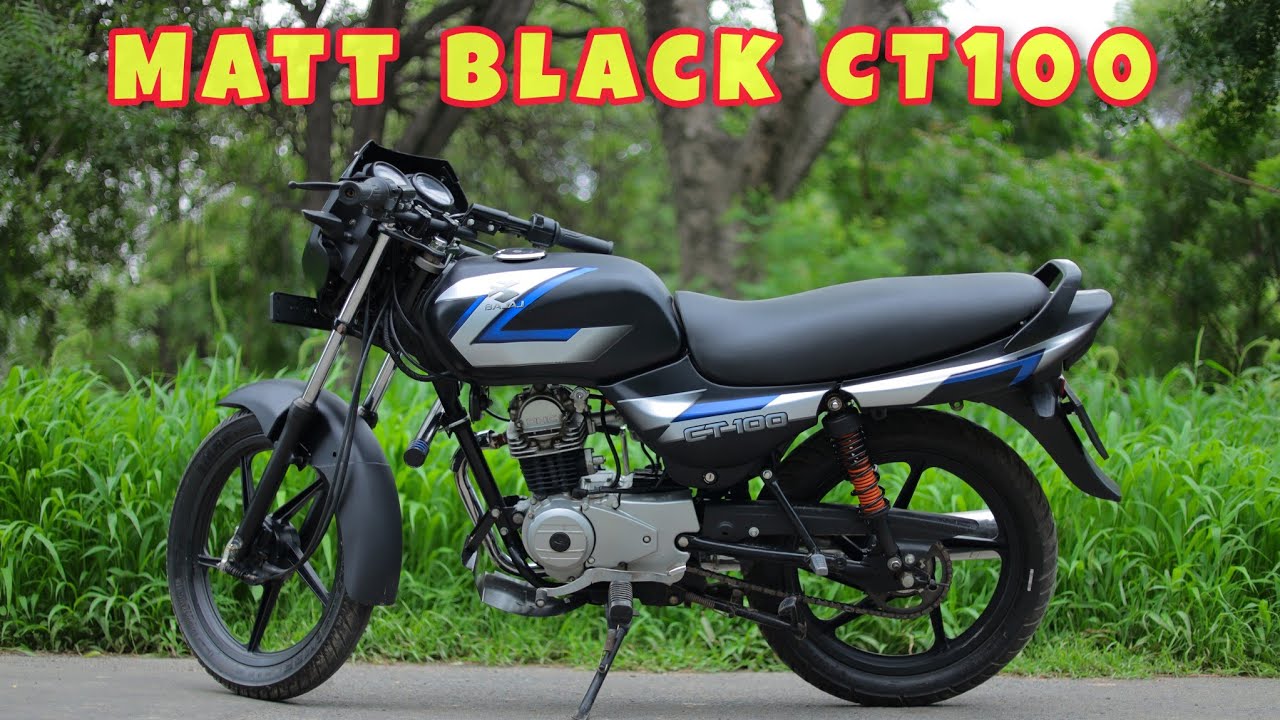 New Matt Black Wrap on CT 100