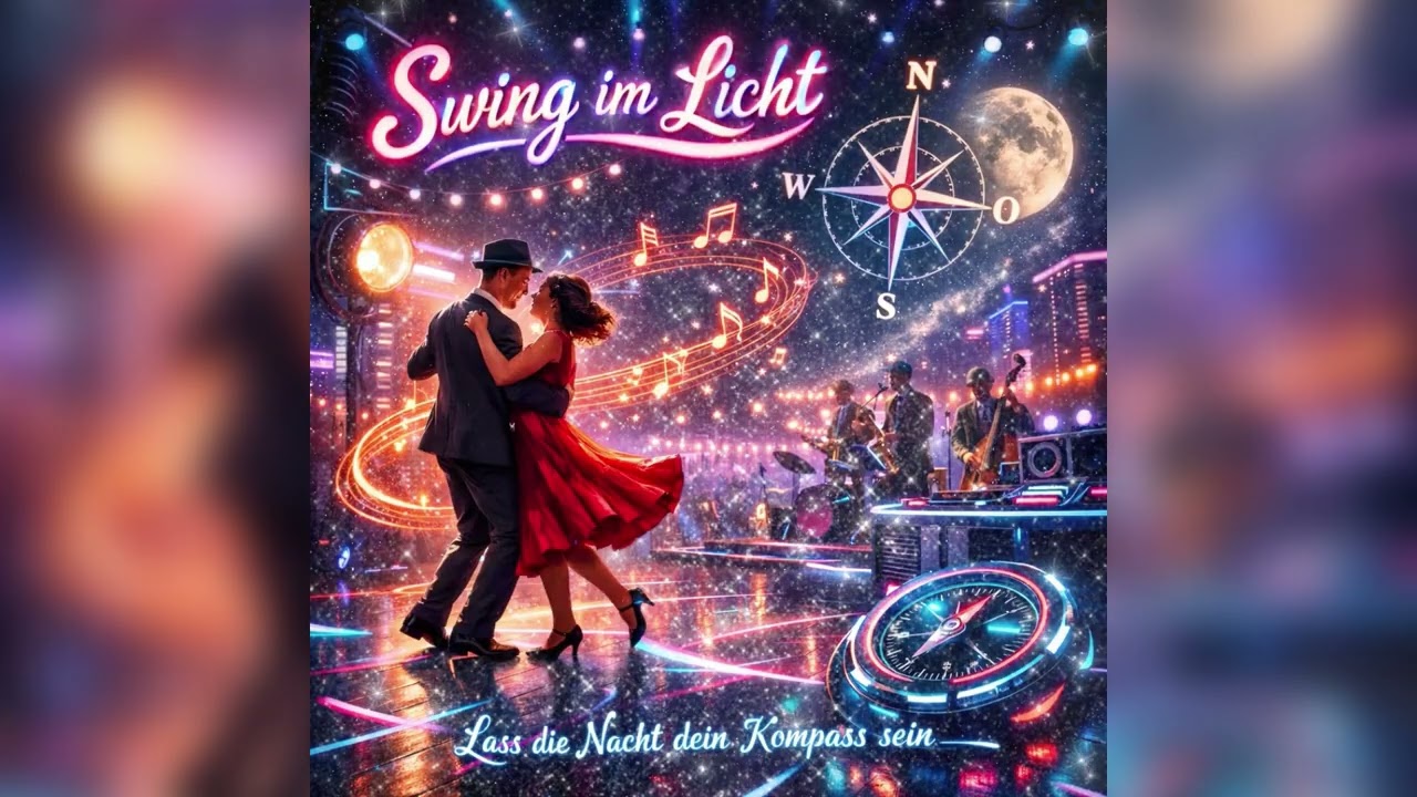 Swing im Licht - Lass die Nacht dein Kompass sein (KI) 
