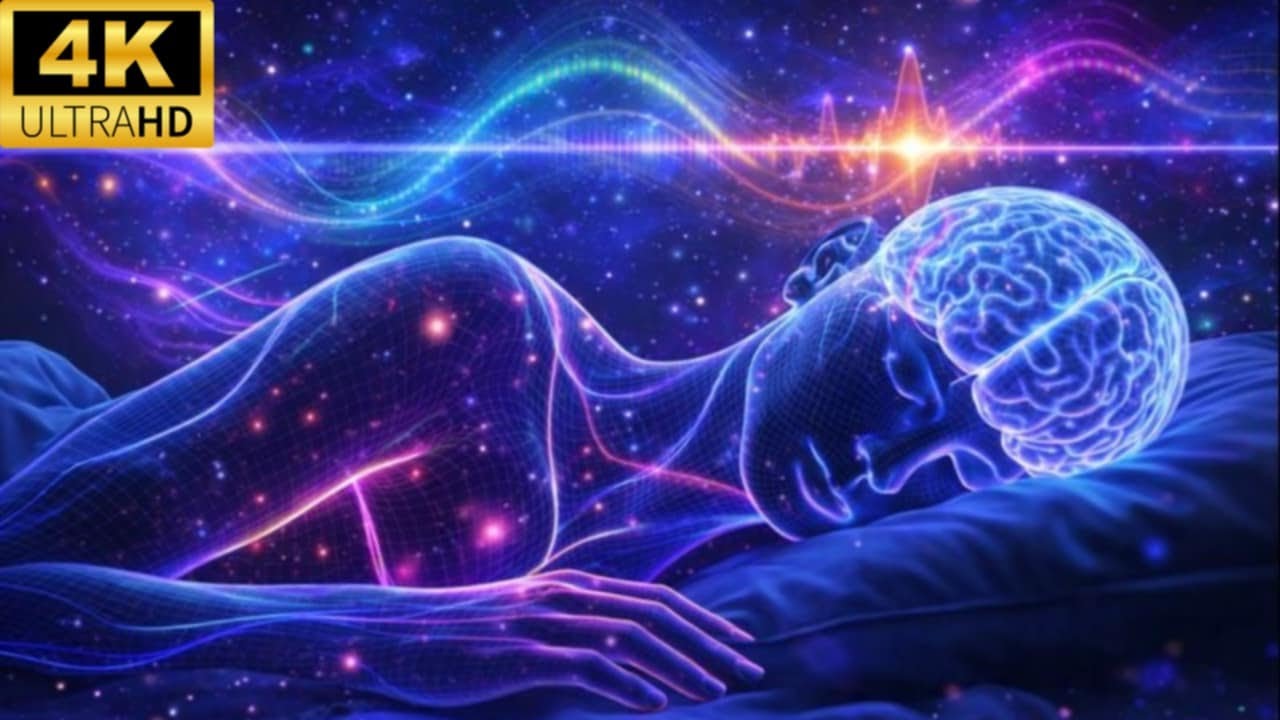 528Hz + 432Hz + 174Hz | The DEEPEST Healing Sleep: Whole Body Regeneration, Release Stress