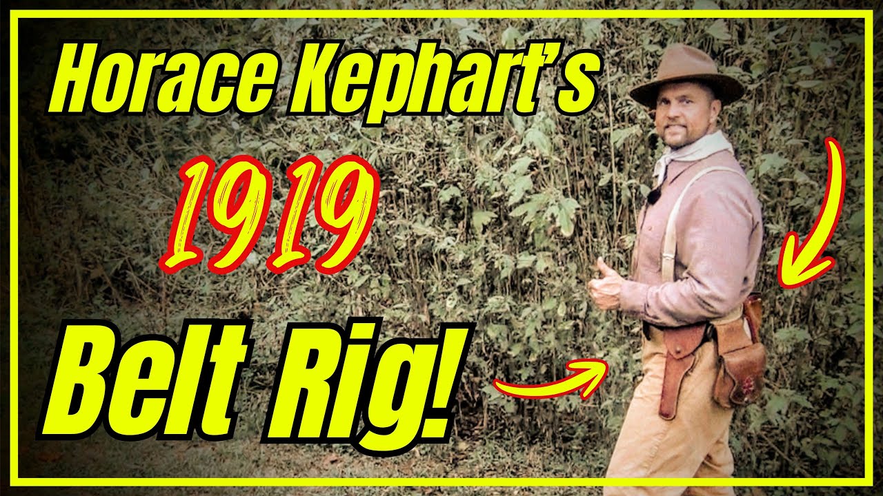 Представлен Belt Rig 1919 года Хораса Кепхарта — классическое снаряжение лесника!