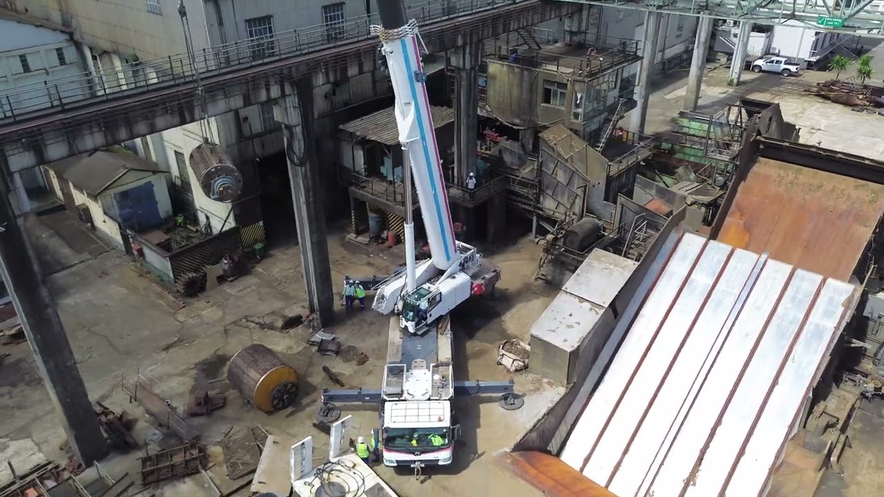 ALTEO - Removal of Shredder / Hoisting of Gantry Crane