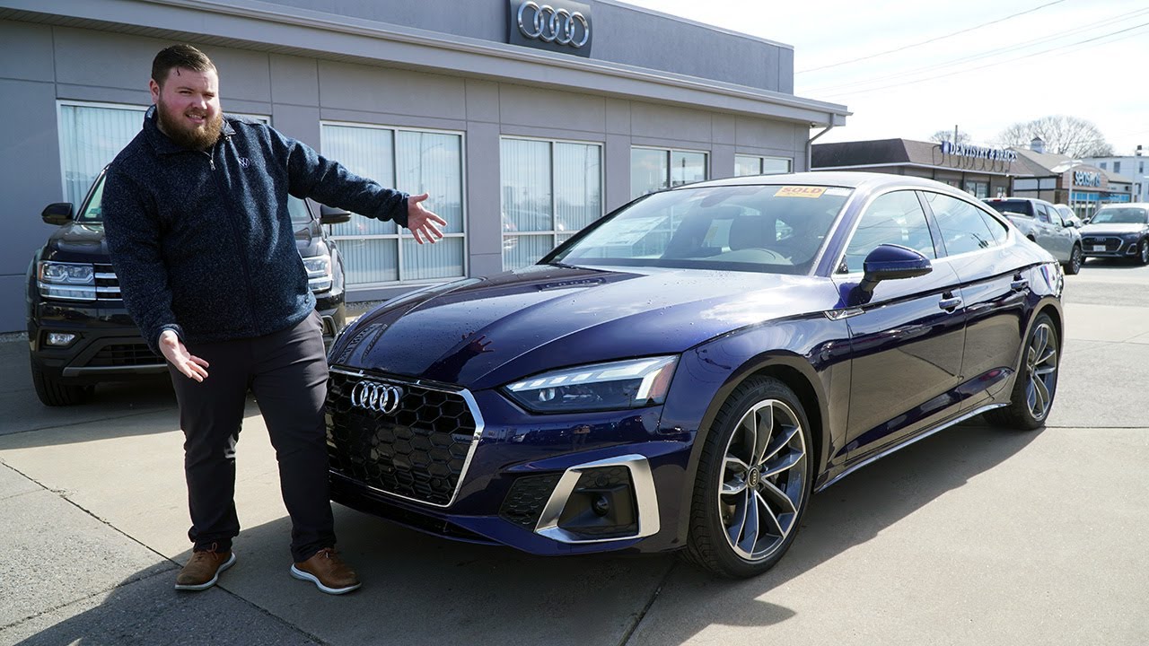 2023 Audi A5 Sportback Navarra Blue | Video Tour with Aiden